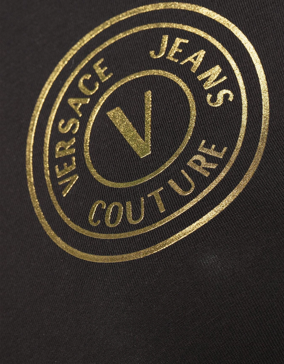 Logo Emblem T-Shirt Dress - Black 