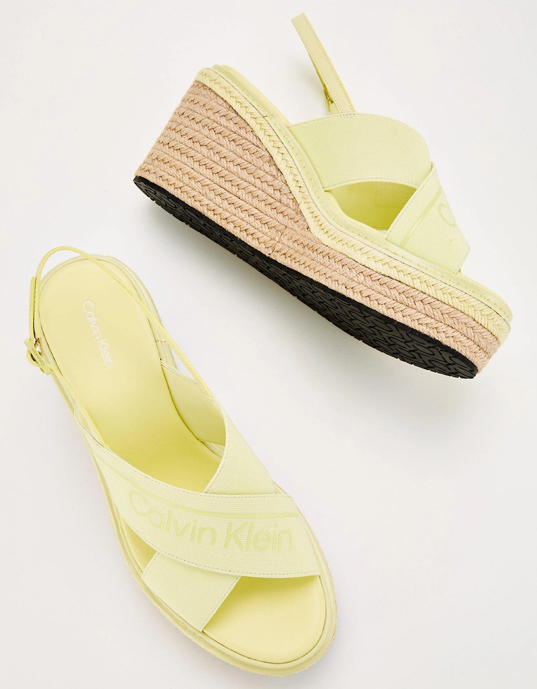 Wedge Sandal - Yellow