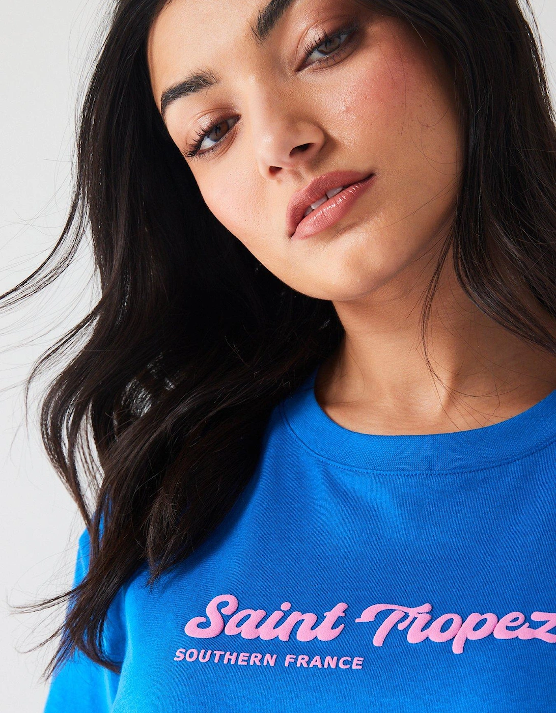 Saint Tropez Oversized T-Shirt - Blue