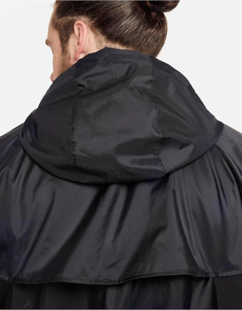 Windrunner Hooded Jacket - Black (Plus Size)