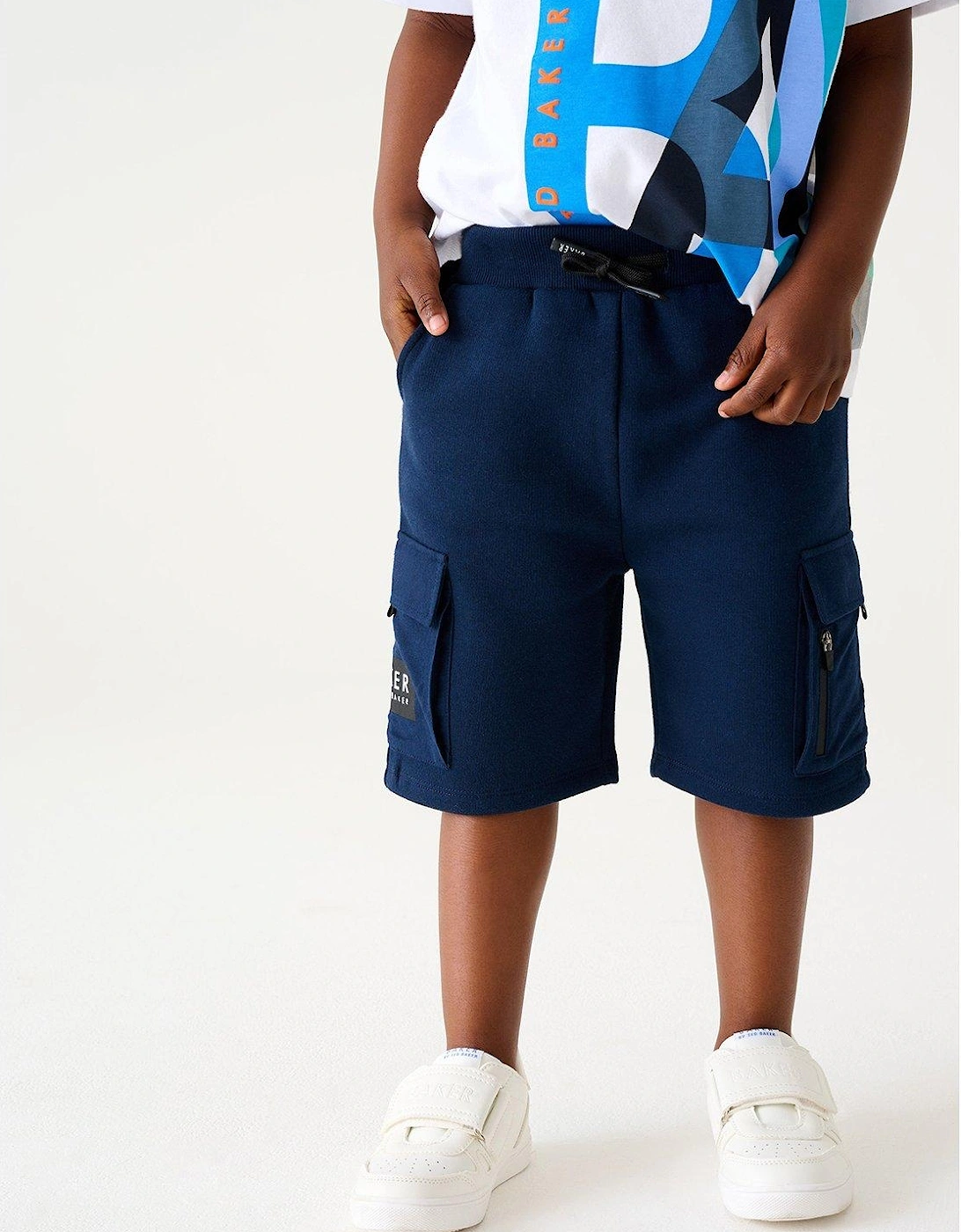 Boys Navy Chino Shorts