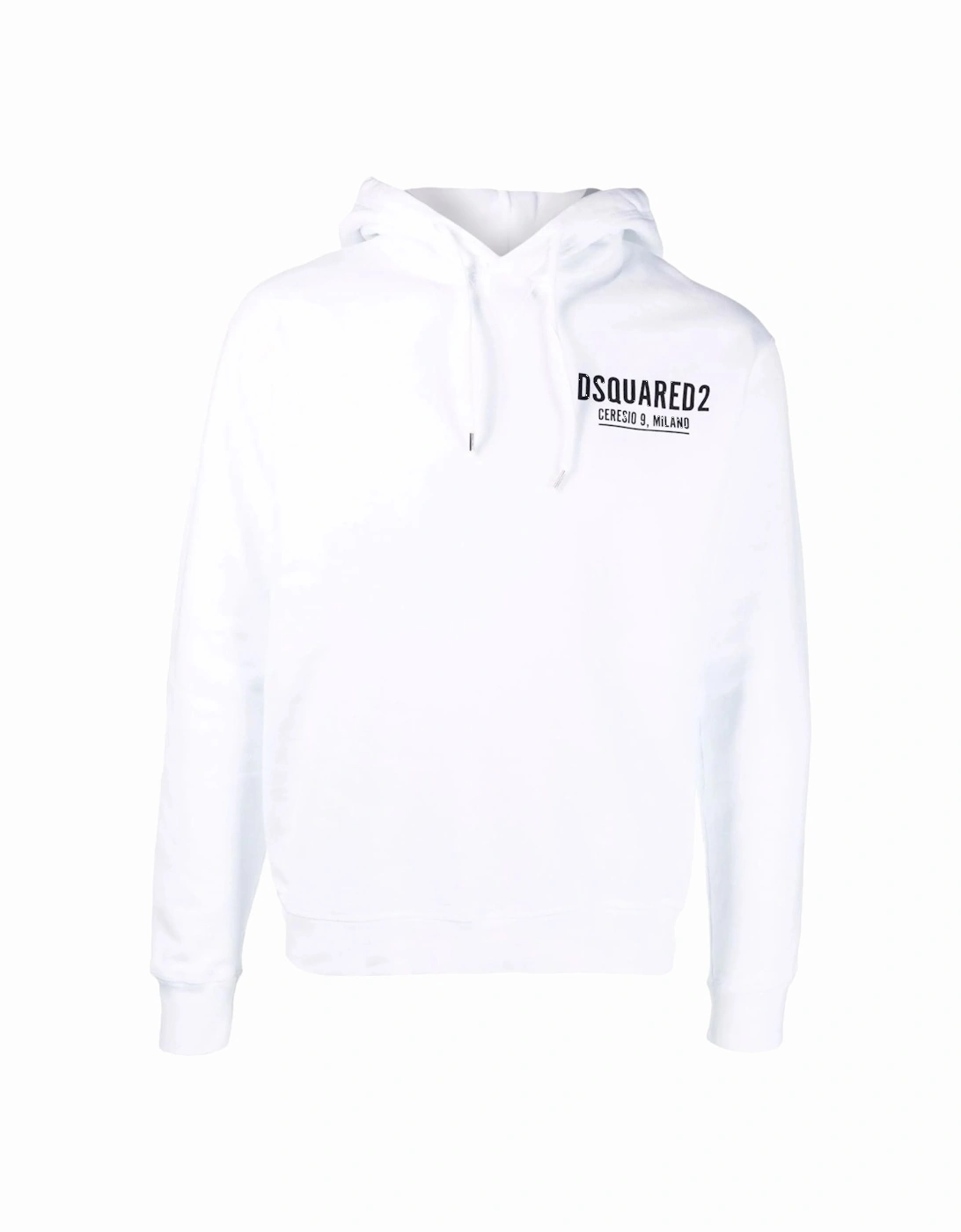 Dsquared2 Men's Dsquared2 Mini Logo Ceresio 9 Hoodie in White