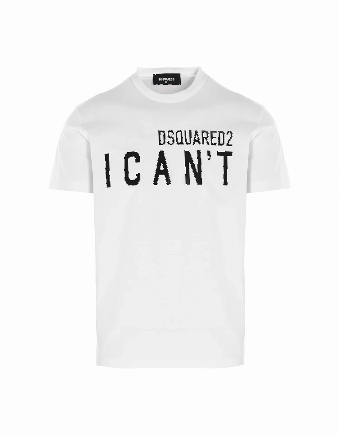 I Can't Logo Printed T-Shirt in White, 5 of 4