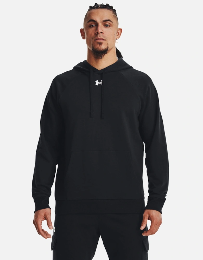 Mens Rival Cotton Blend Fleece Logo Hoodie