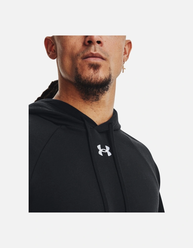 Mens Rival Cotton Blend Fleece Logo Hoodie