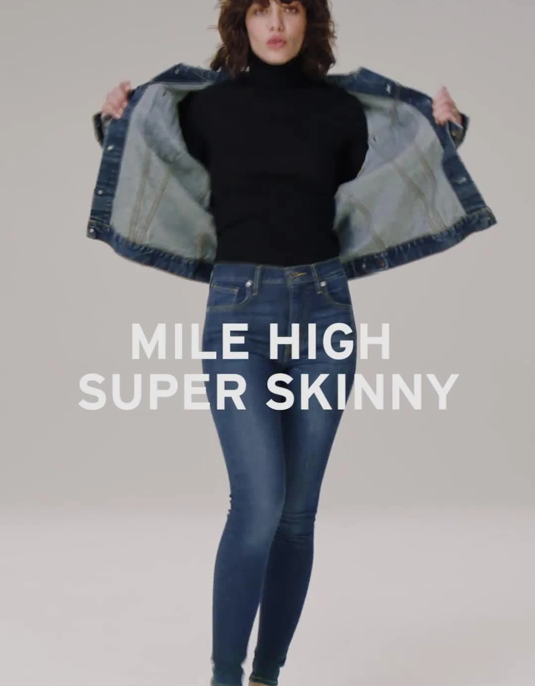 Mile High Super Skinny Jean - Naples Stone