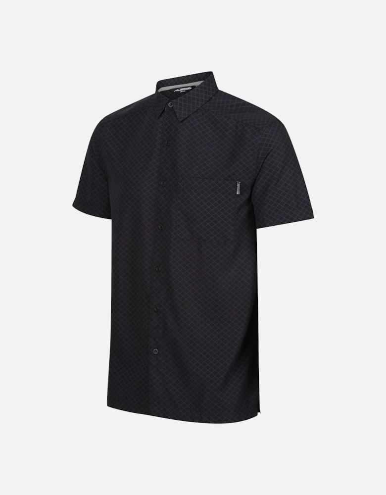 Mens Mindano VIII Diamond Short-Sleeved Shirt