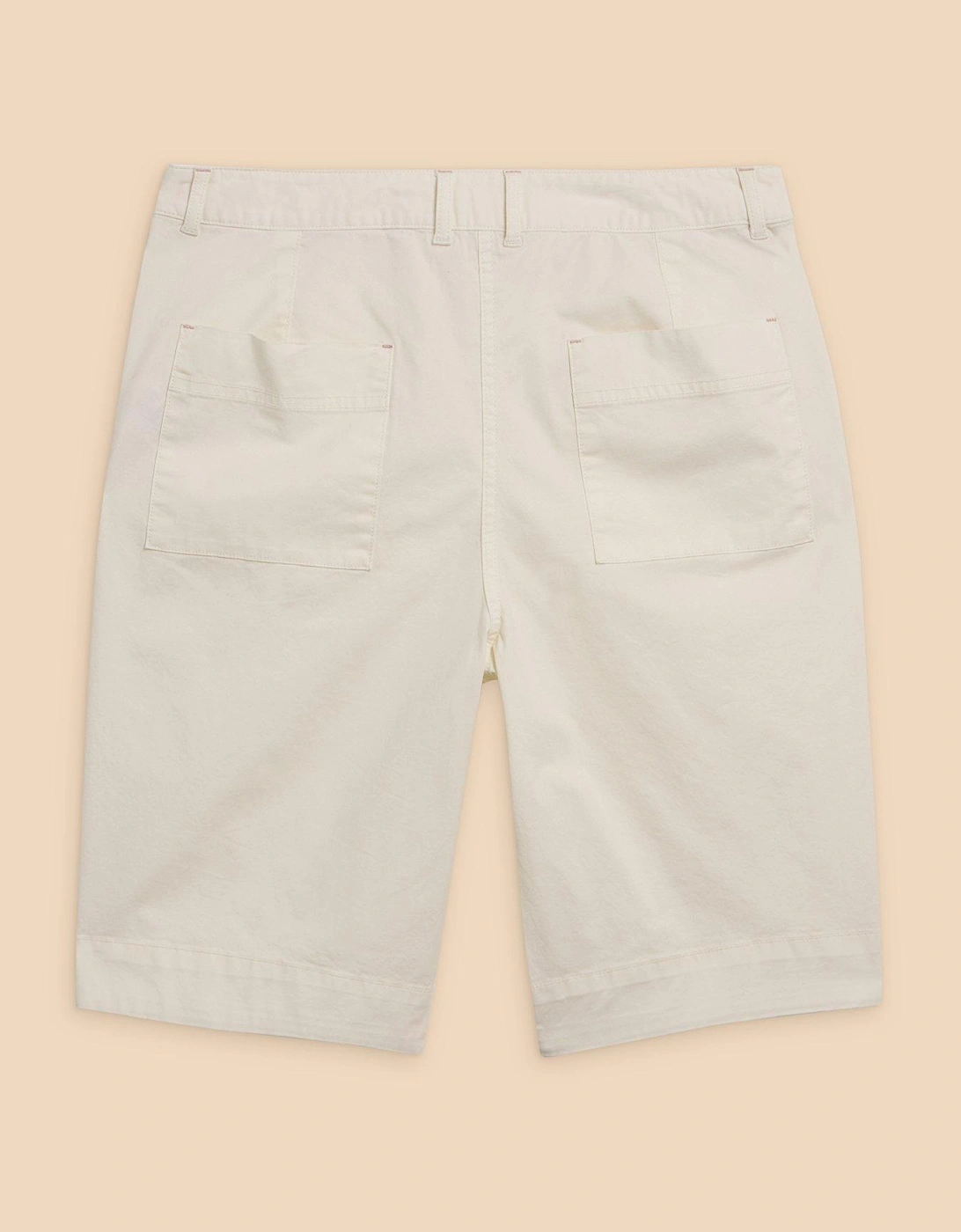 Hayley Chino Shorts - White