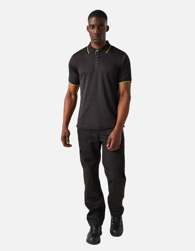 Mens Navigate Short-Sleeved Polo Shirt