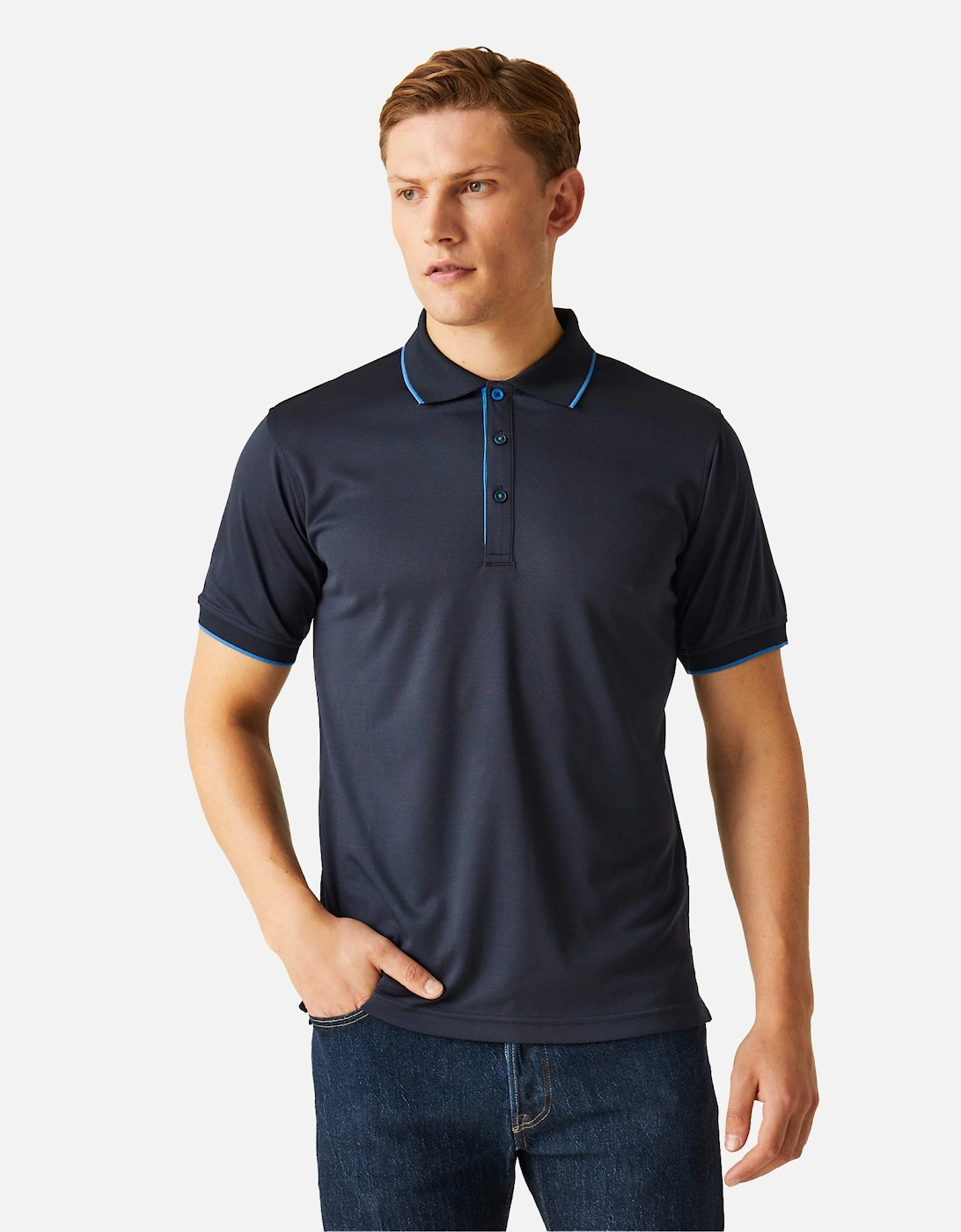 Mens Navigate Short-Sleeved Polo Shirt