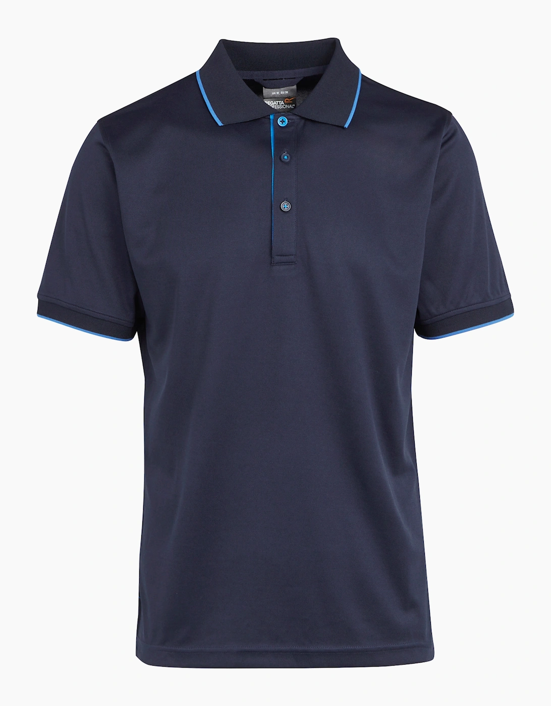 Regatta Men's Navy Professional Short-Sleeved Polo Shirt - Size 42