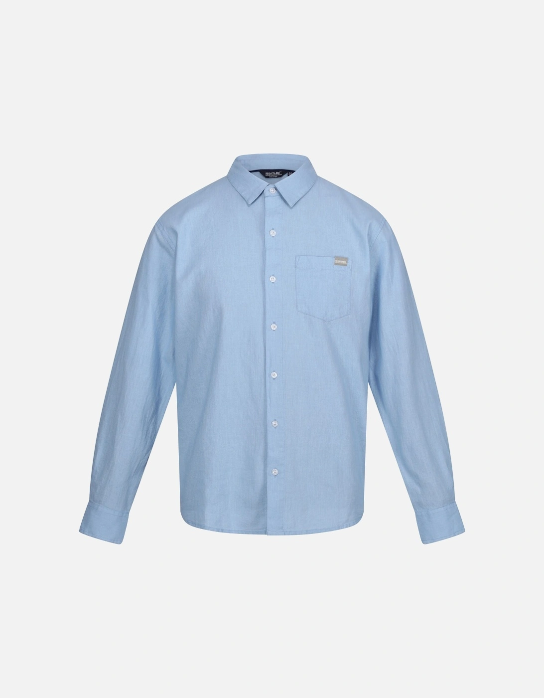 Mens Babbinswood Linen Shirt, 6 of 5