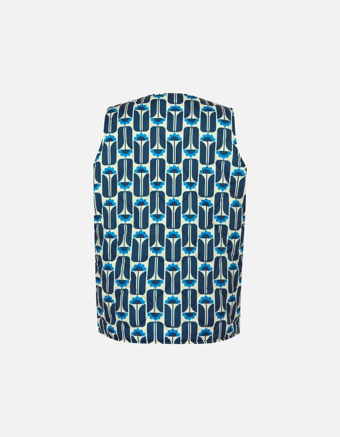Womens/Ladies Orla Kiely Tall Flowers Quilted Gilet