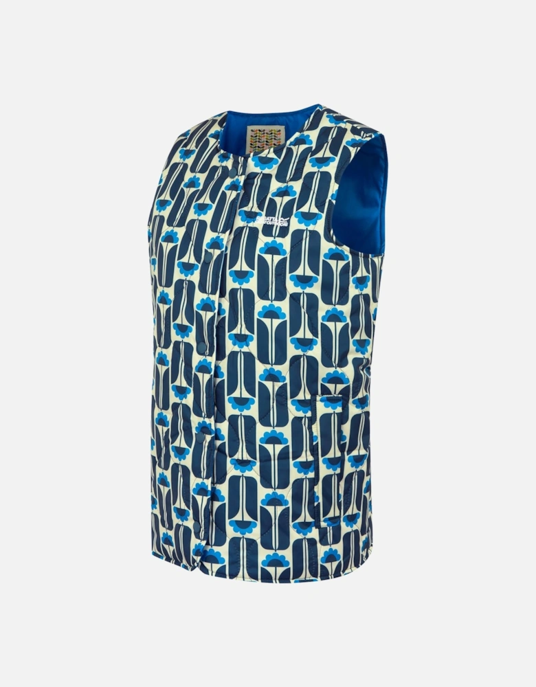 Womens/Ladies Orla Kiely Tall Flowers Quilted Gilet