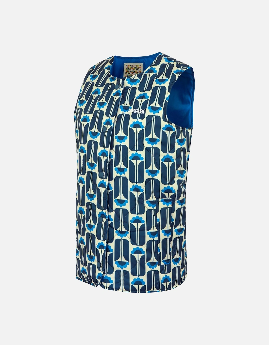 Womens/Ladies Orla Kiely Tall Flowers Quilted Gilet