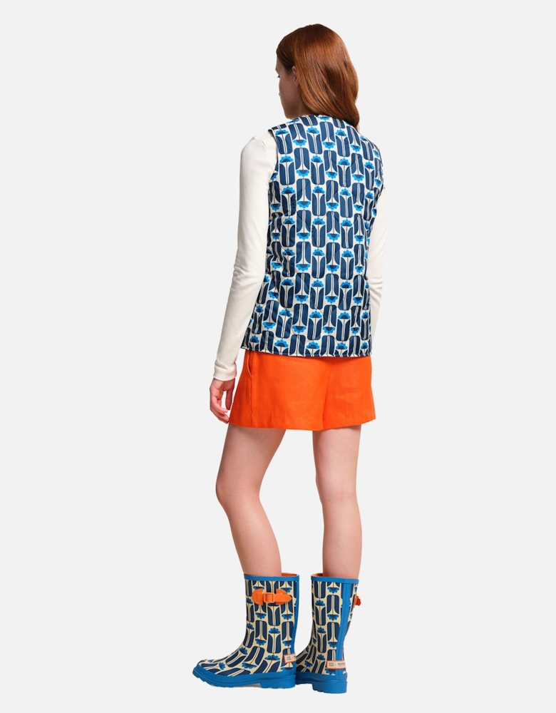 Womens/Ladies Orla Kiely Tall Flowers Quilted Gilet