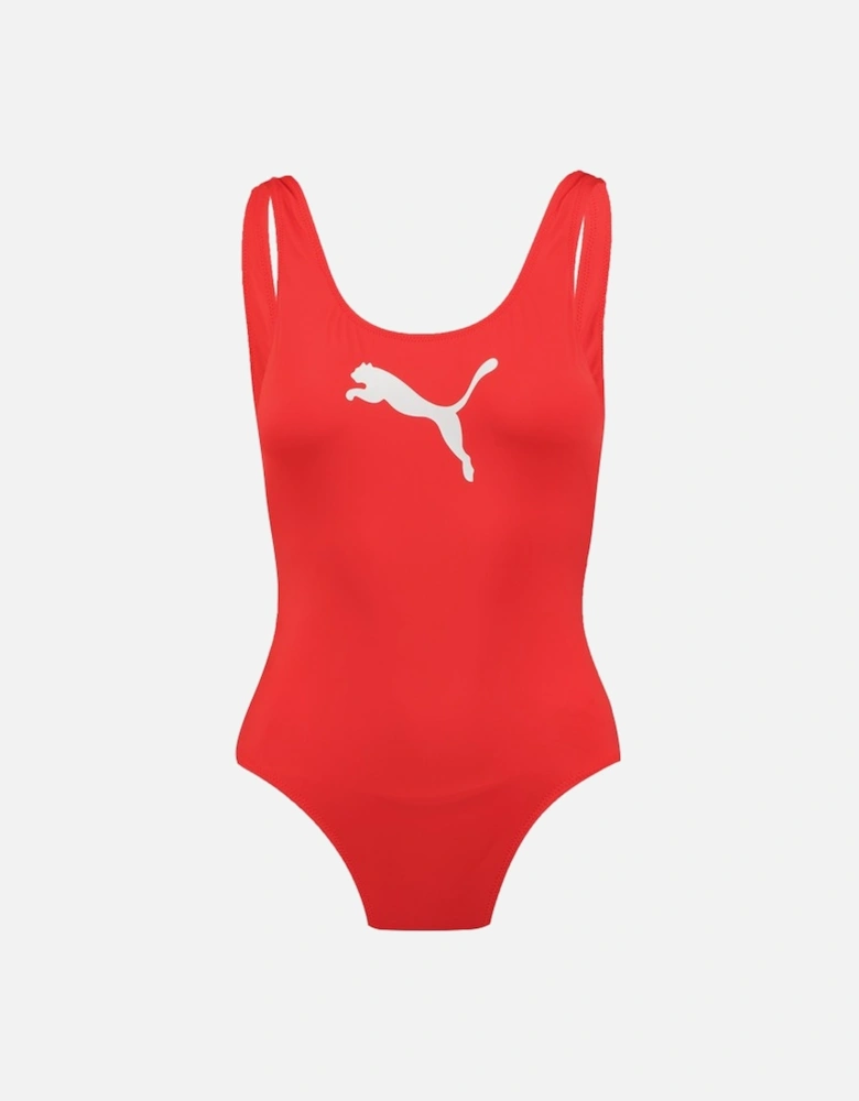 Womens/Ladies Logo One Piece Swimsuit