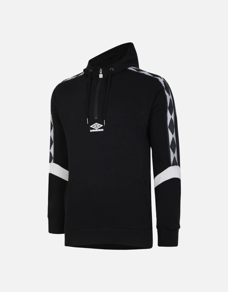 Mens Diamond Half Zip Hoodie