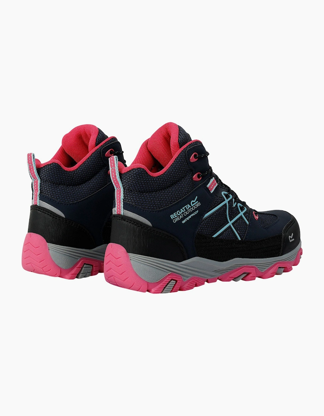 Regatta (3 Uk, Navy/Pink Potion) Childrens/Kids Samaris Iii Walking Boots - Image 3