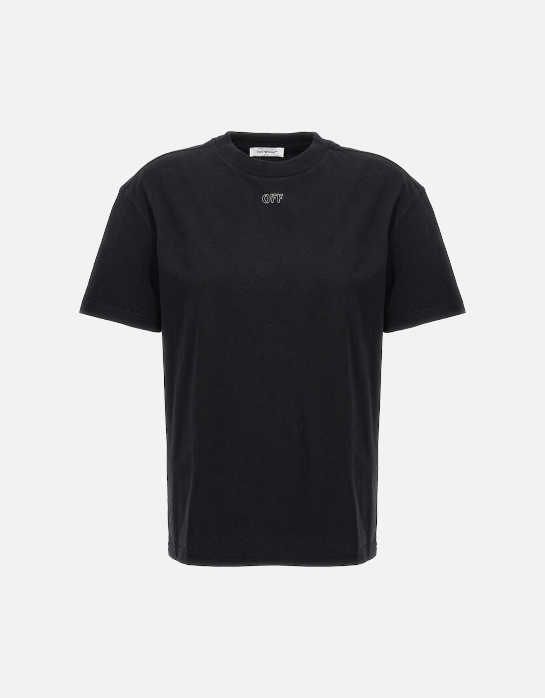 Off White Embroidered Stitch Arrow Black T Shirt, 3 of 2