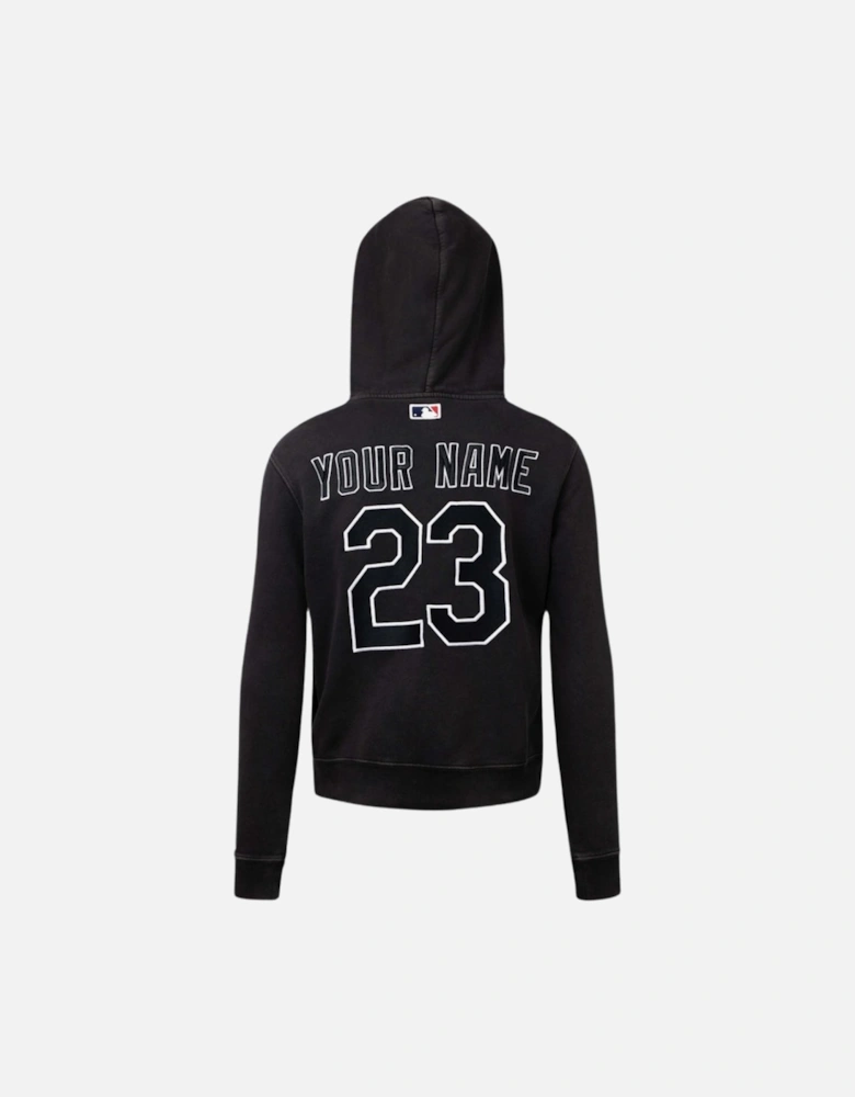 Off White X Mlb Chicago White Sox Slim Fit Black Hoodie