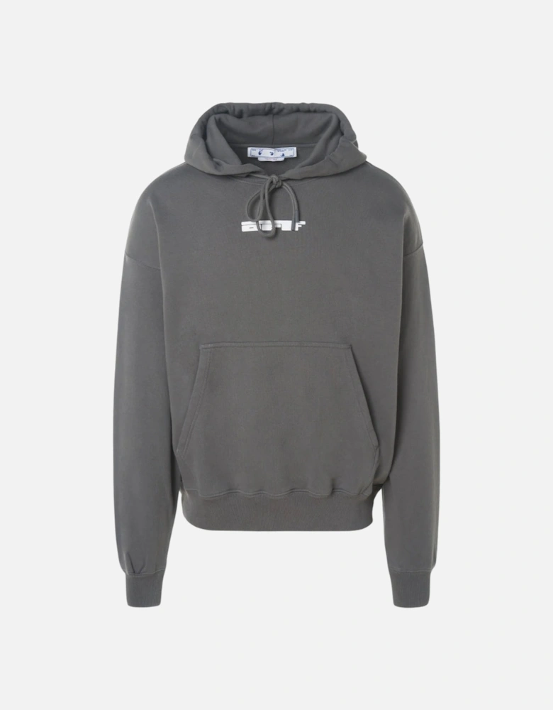 Teddy Arrow Skate Fit Steel Grey Hoodie