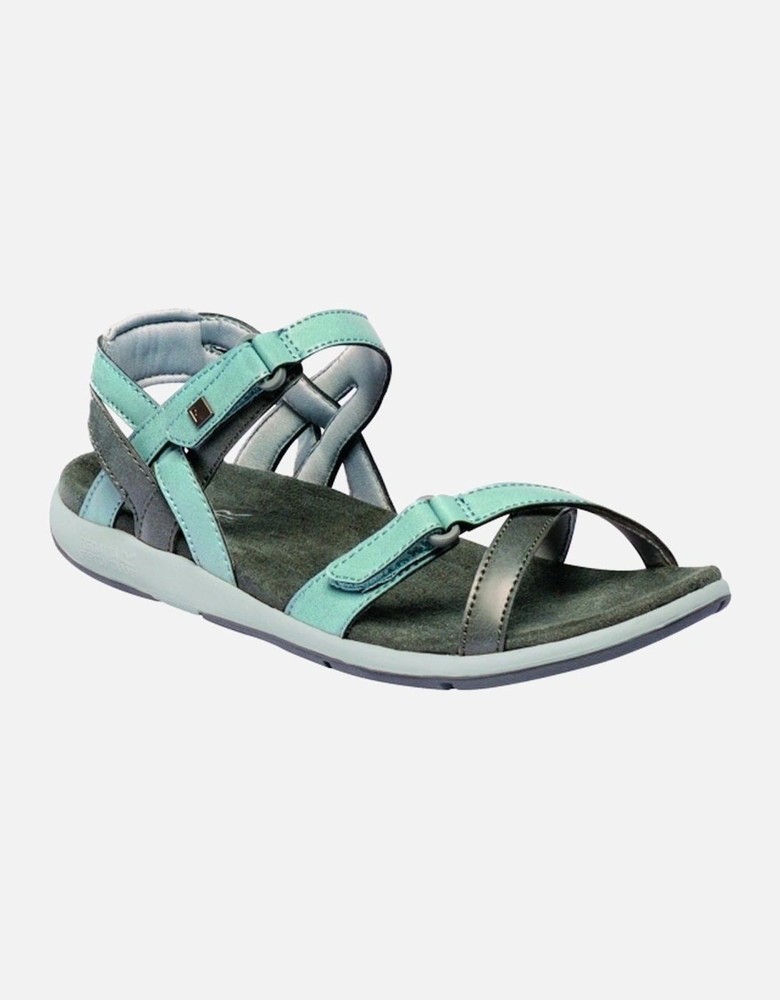 Regatta Women's Regatta Great Outdoors Womens/Ladies Lady Santa Cruz Open Toe Sandals - Grey/Blue