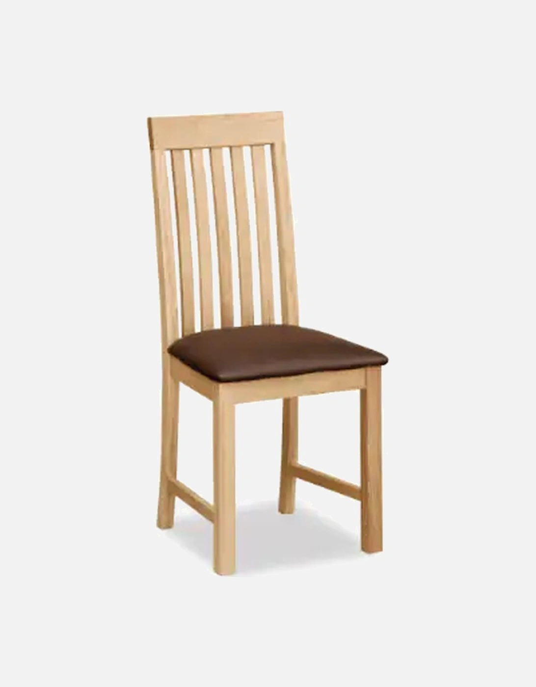 Trinity Vertical Dining Chair With PU Seat KD, 2 of 1