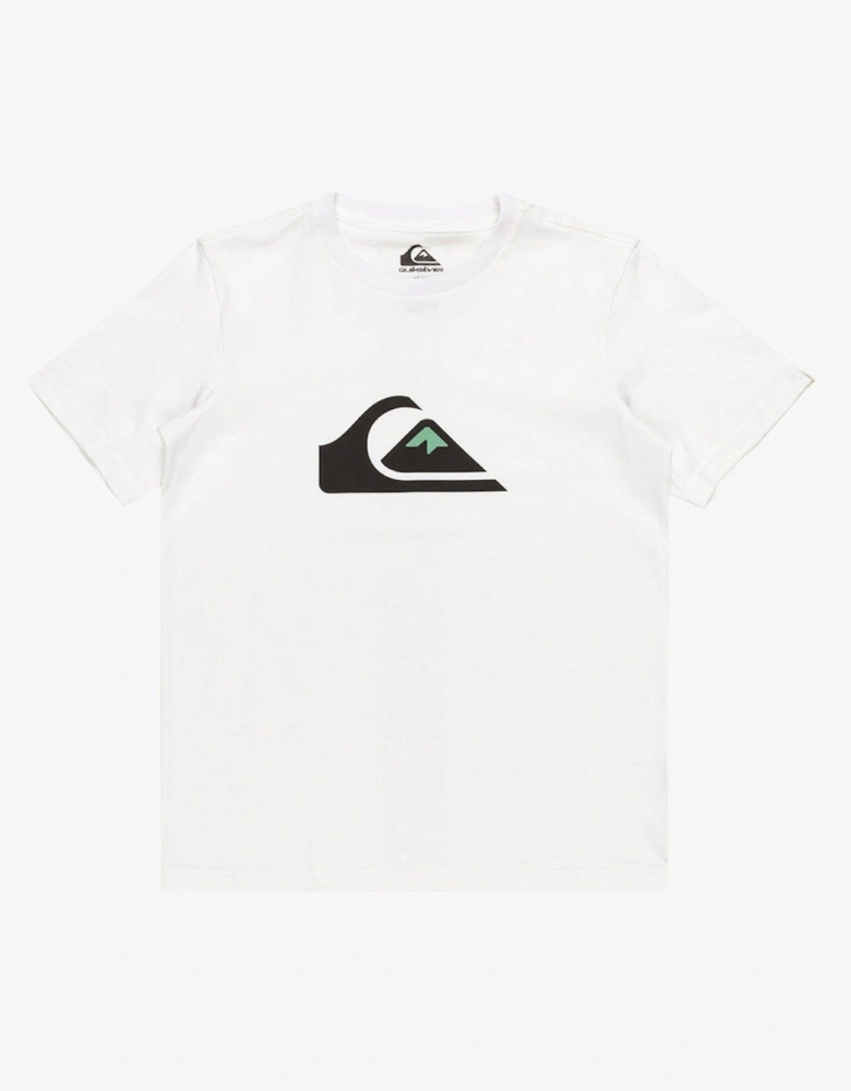 Boys Comp Logo T-shirt - White