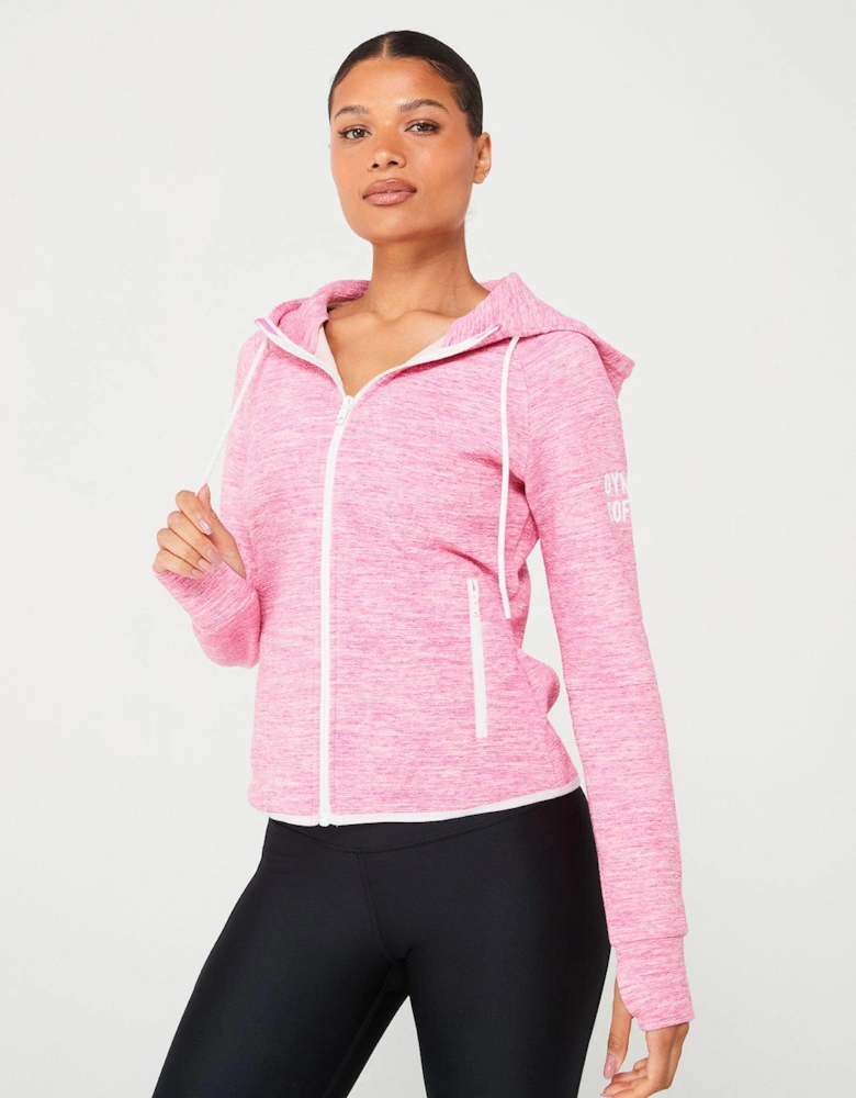 Women's Training Fleck Hoodie - Pink