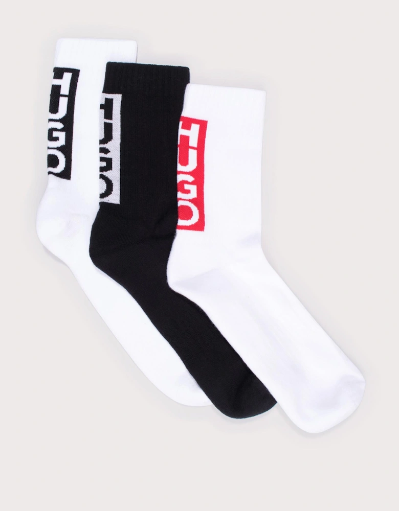 3 Pack Back Label CC Socks