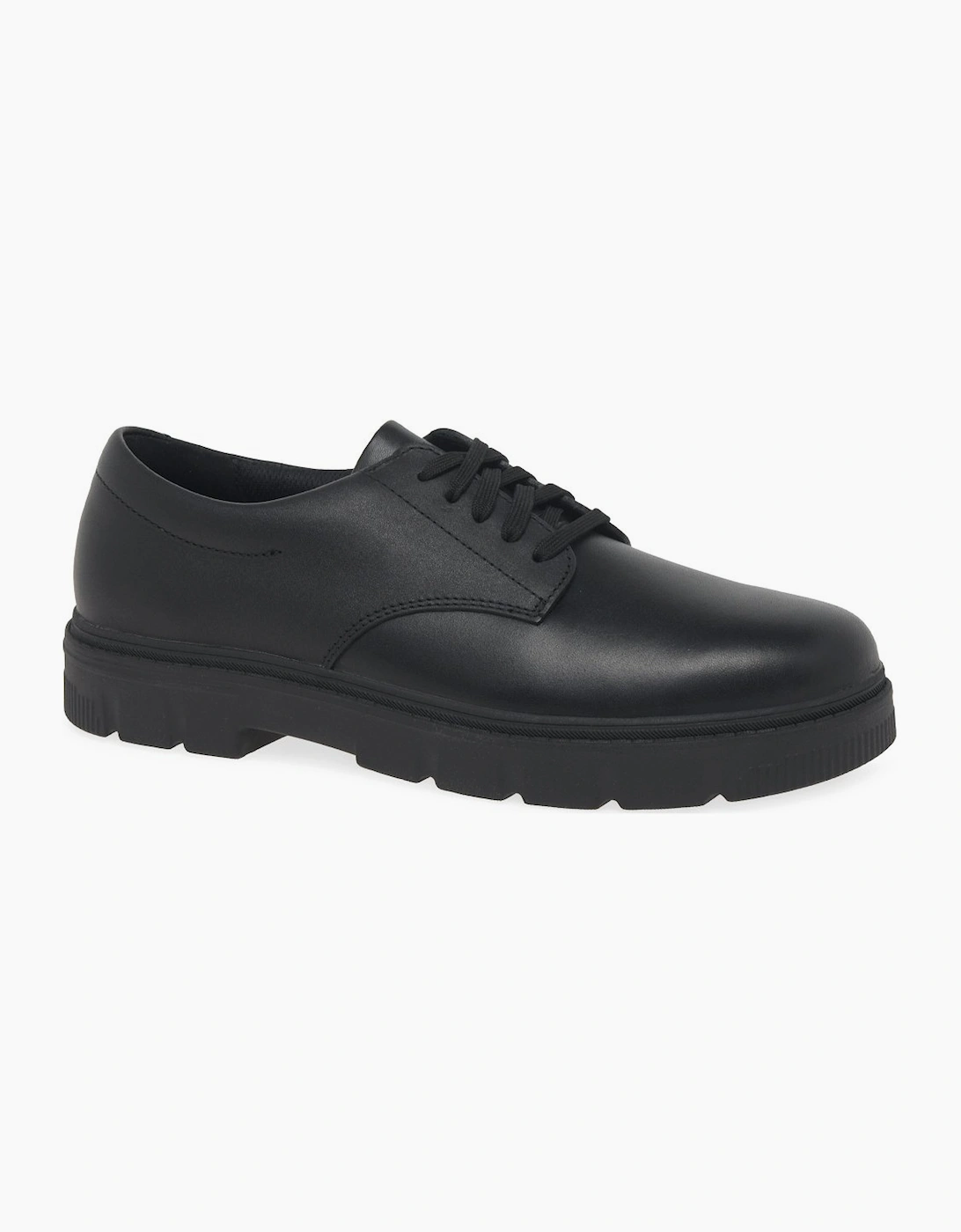 Clarks Boy's Lorcam Loop Y Boys Senior School Shoes - Black - Size: 4 (older)/H (Extra Wide)