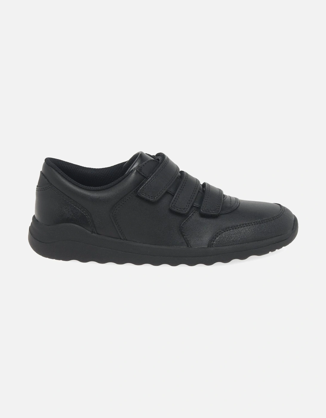 Clarks Boys Black 'S Daze Step 2 Y Senior School Shoes - : 6.5 (Older)/F (Standard) Junior 6.5/F Kids
