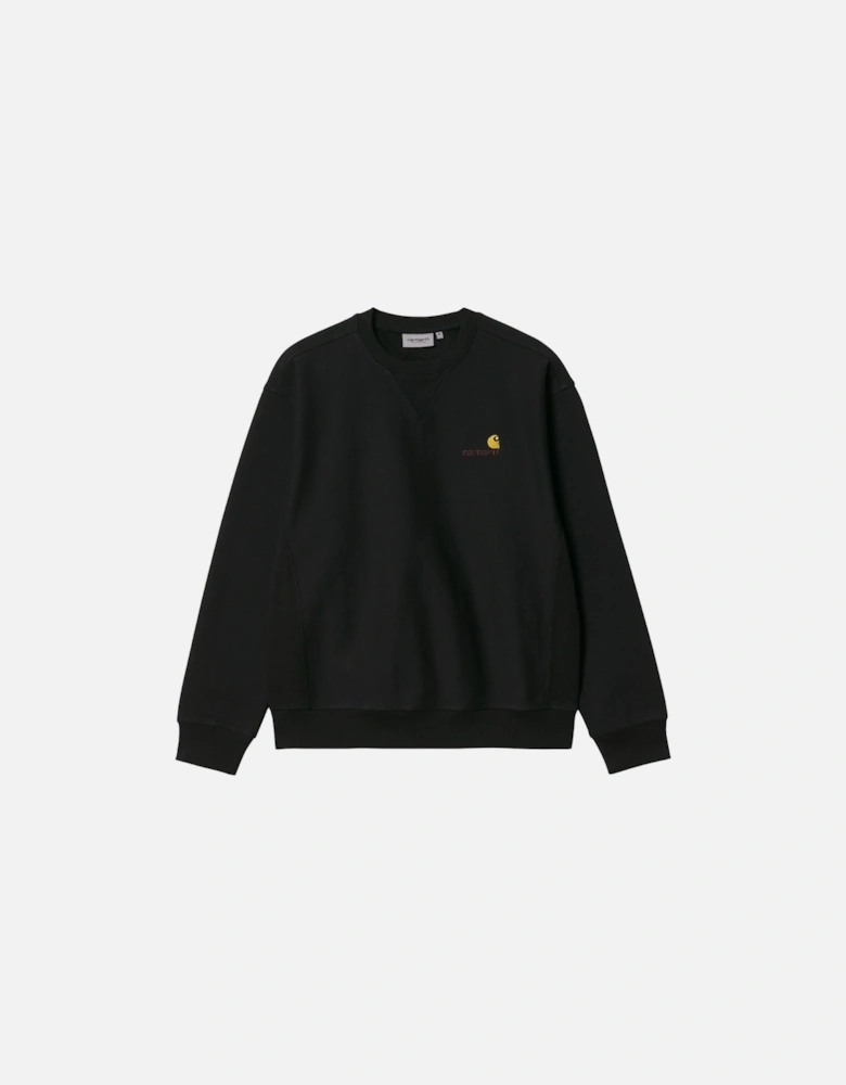 American Script Sweat - Black