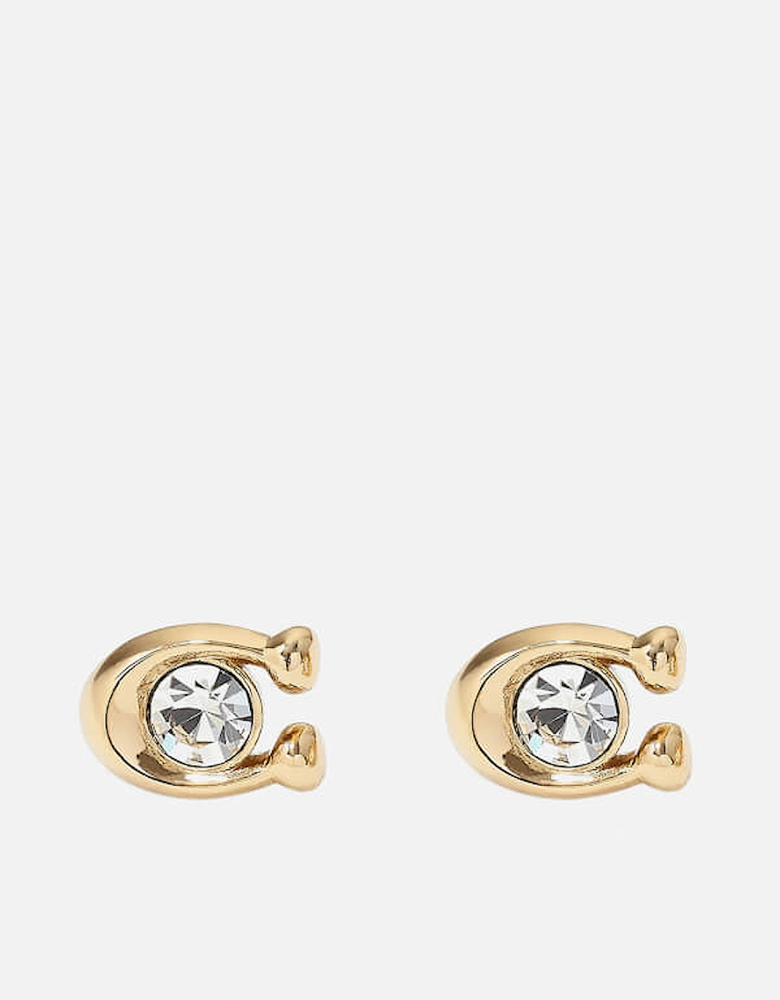 Signature Stone Gold-Tone and Crystal Earrings, 2 of 1