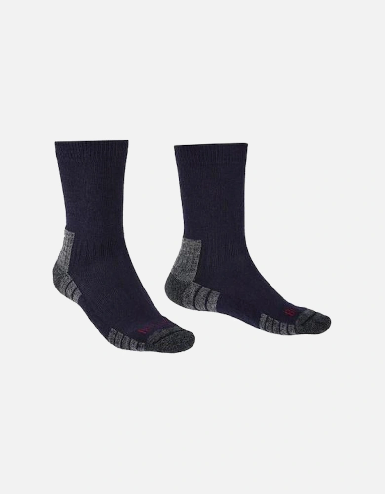 Mens Hike Lightweight Merino Performance Socks - Black