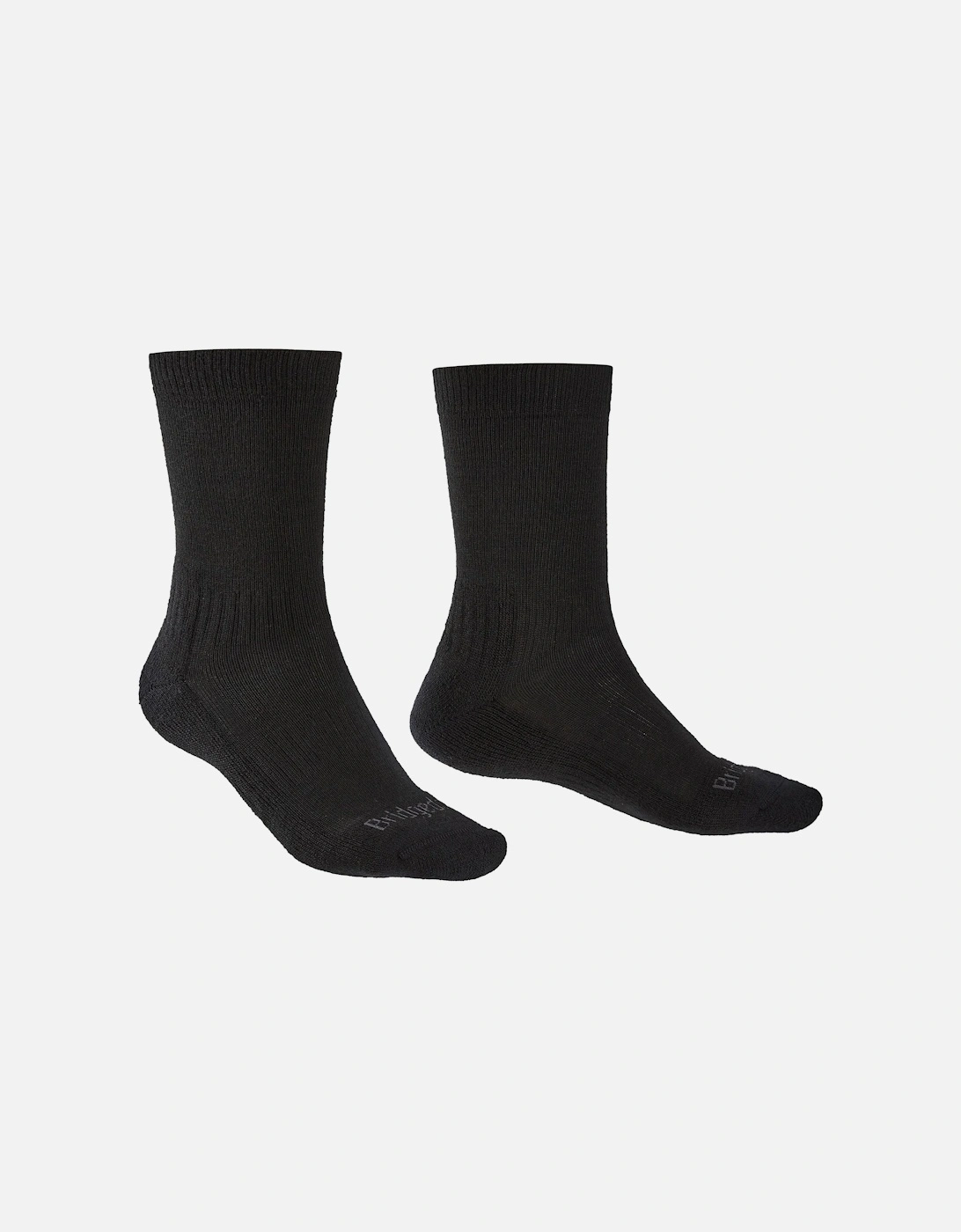 Mens Hike Lightweight Merino Performance Socks - Black, 2 of 1