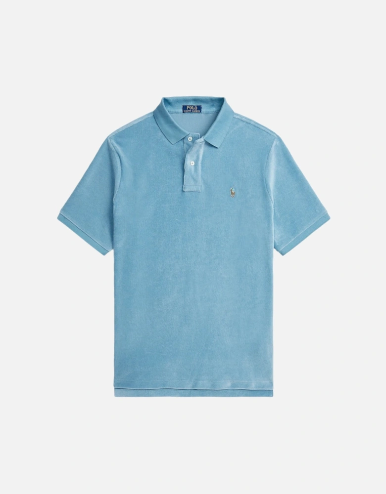 Corduroy Polo Shirt 011 Cassidy Blue