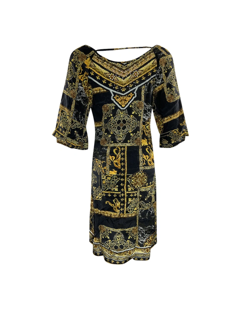 Fashion Verona/1915 Slit Sleeve Dress Womens