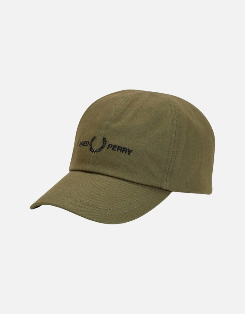 Graphic Branded Logo Twill Uniform Green Cap