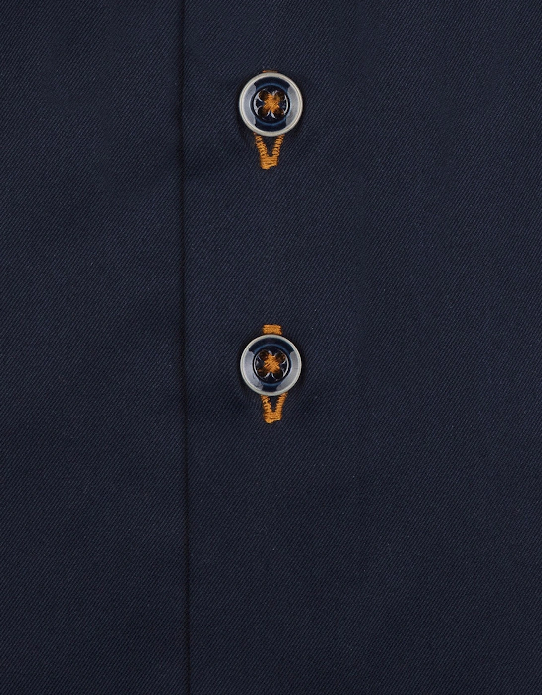 Navy With Orange Trimmed Shirt Navy