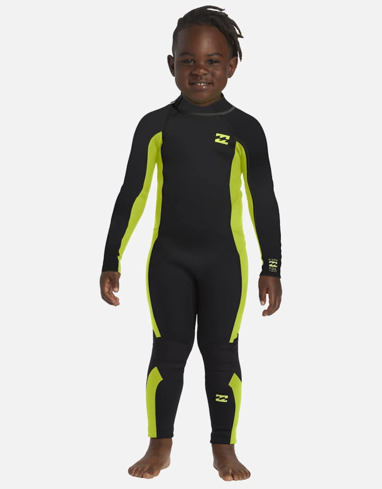 Kids 3/2mm Toddler Foil Long Sleeve Full Length Wetsuit