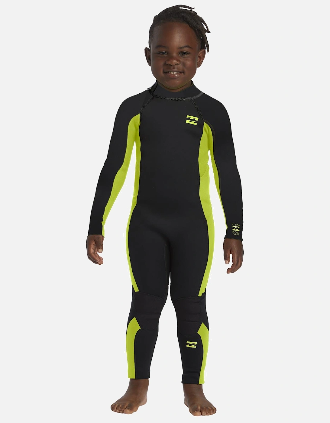 Kids 3/2mm Toddler Foil Long Sleeve Full Length Wetsuit, 2 of 1