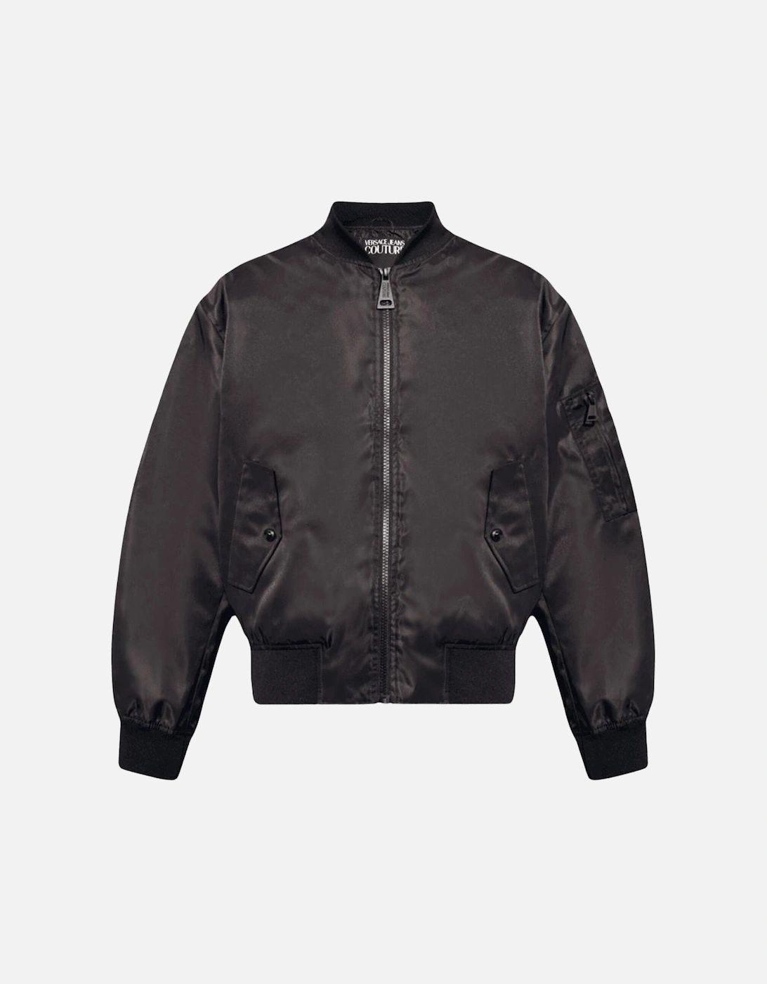 Baroque Logo Black/White Bomber Jacket, 4 of 3