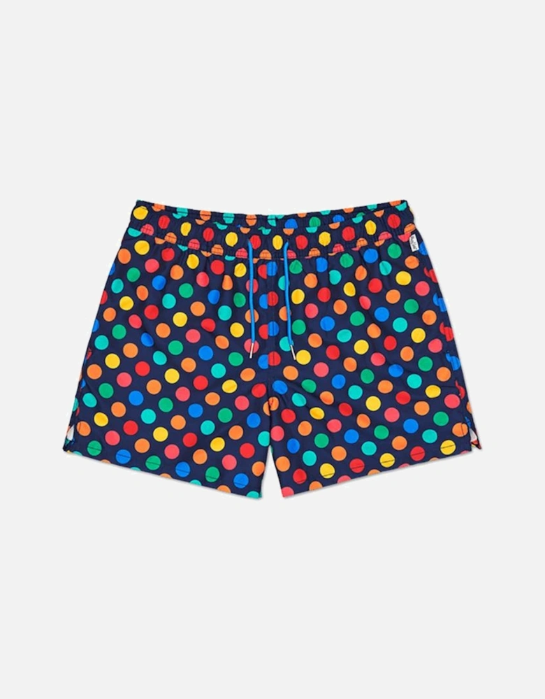 Big Dot Swim Shorts, Navy/multi