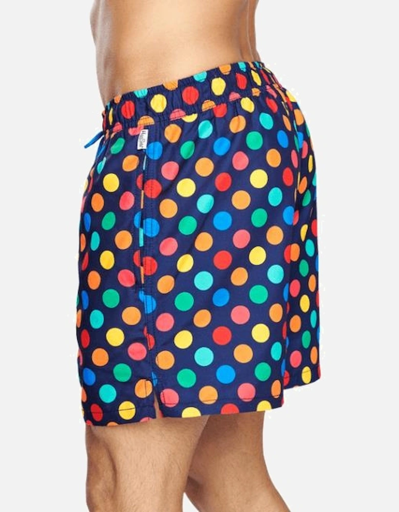 Big Dot Swim Shorts, Navy/multi