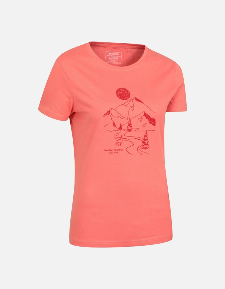 Womens/Ladies Trail Organic Hiking T-Shirt