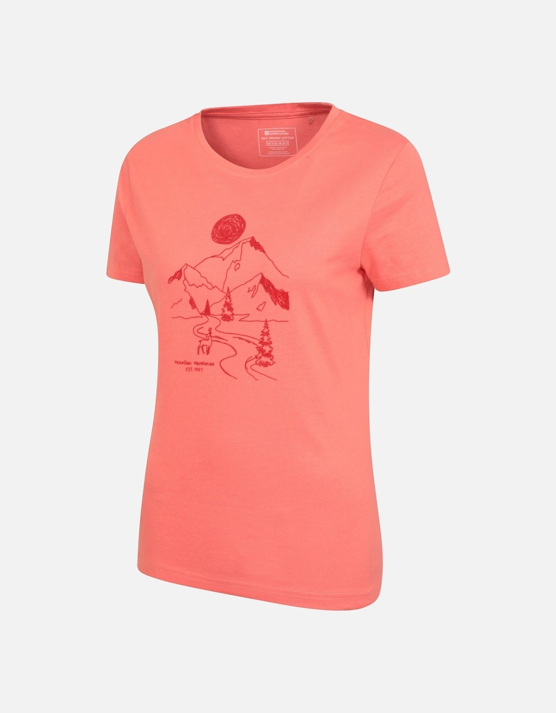 Womens/Ladies Trail Organic Hiking T-Shirt