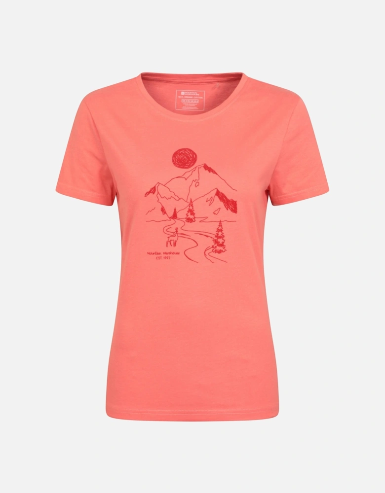 Womens/Ladies Trail Organic Hiking T-Shirt