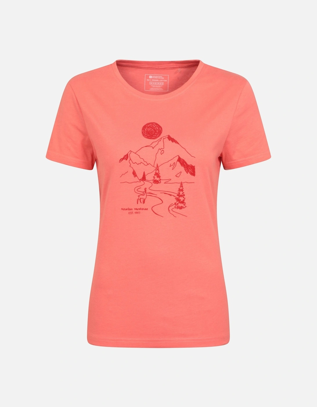 Womens/Ladies Trail Organic Hiking T-Shirt, 5 of 4